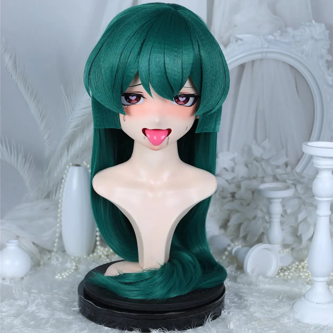 Kigurumi Water God Saya NFD Full Headband Lock Cosplay Headshell Props Costume Anime Game