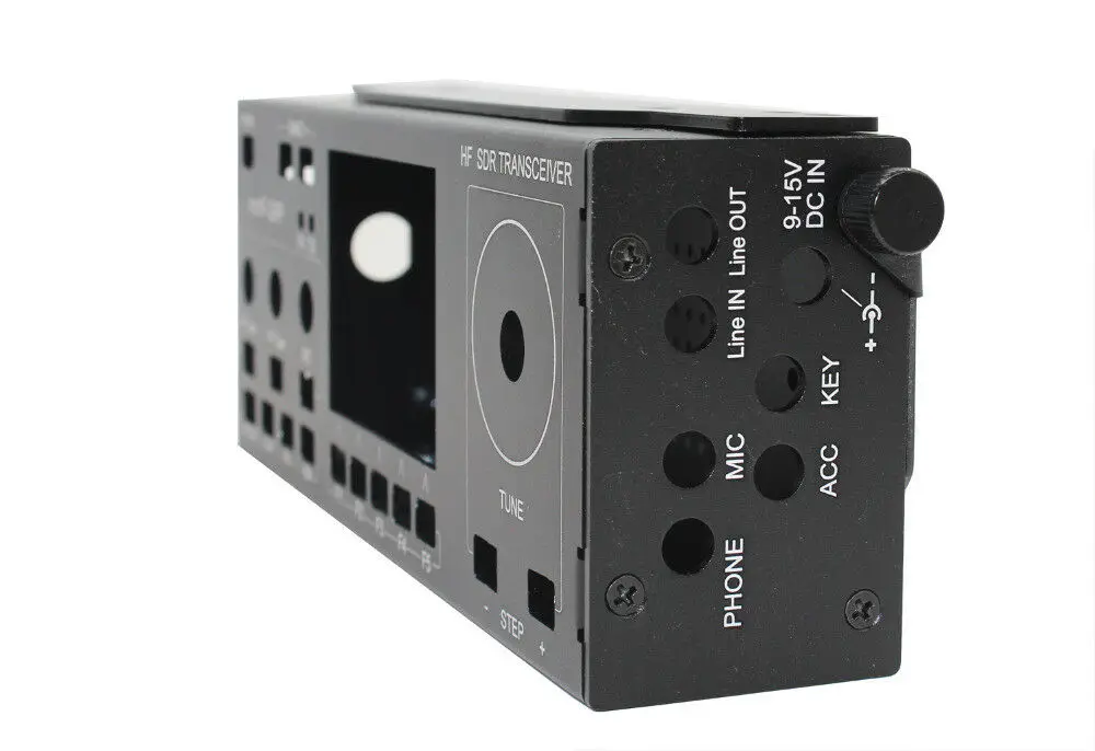 Aluminum Case for mcHF SDR Radio UI RF V0.5 V0.6 + shield board +speaker+handle
