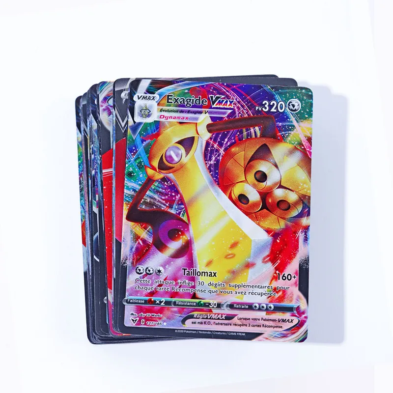 Cartes Pokémon Françaises Vstar V GX MEGA TAG TEAM EX, 20 Pièces