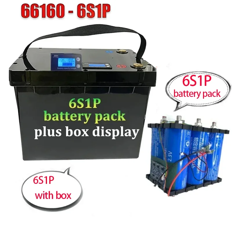 12V 40Ah 6S1P 10C High Power 66160 Lithium Titanate Battery Electric Boat RV Speaker UPS Car Starter Waterproof Battery Case