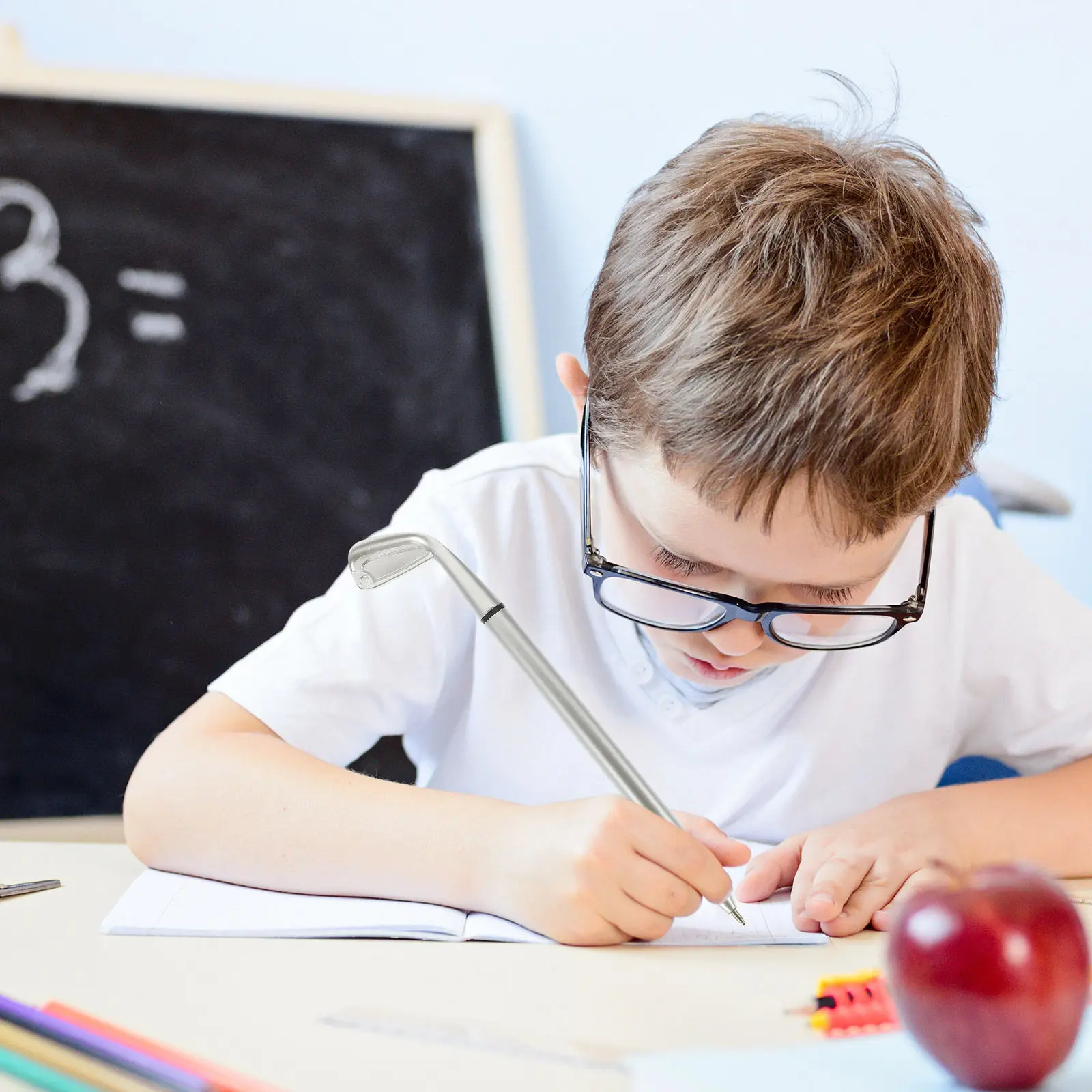 

Набор из 12 металлических ручек-гольф-клубов: прочные, не ломаются, для декора рабочего стола, забавный подарок для коллег