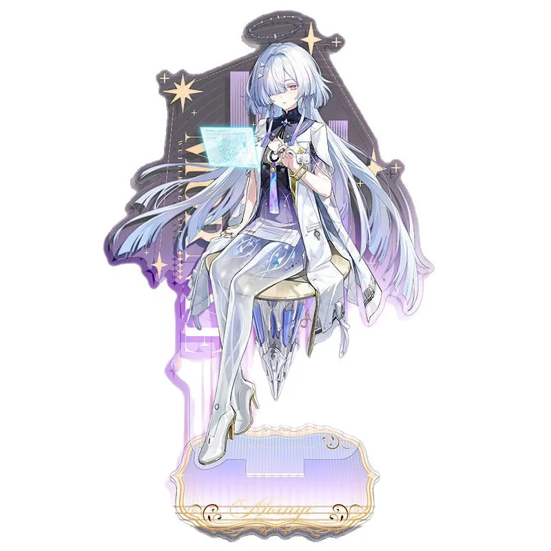 Wuthering Waves Acrylic Plaque Action Figure AUGUSTA Phrolova Changli GALBRENA Desktop Display Anime Stand Model Plate Ornament