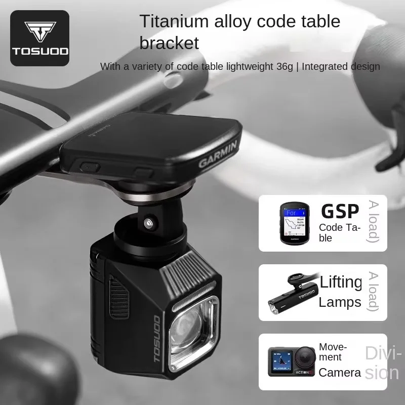 TOSUOD Robuste, integrierte Verlängerungshalterung aus Legierung für Autobahn, Mountainbike, Reiten, Uhrenhalterung, Zubehör, Fahrrad-Telefonhalter