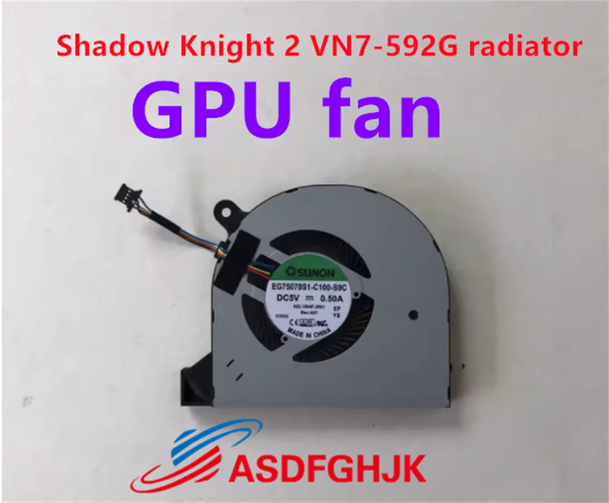 Original for acer Acer Shadow Rider 2 VN7-592G-58NG N15W7 Radiator Radiator CPU fan GPU Fan Test OK shipped