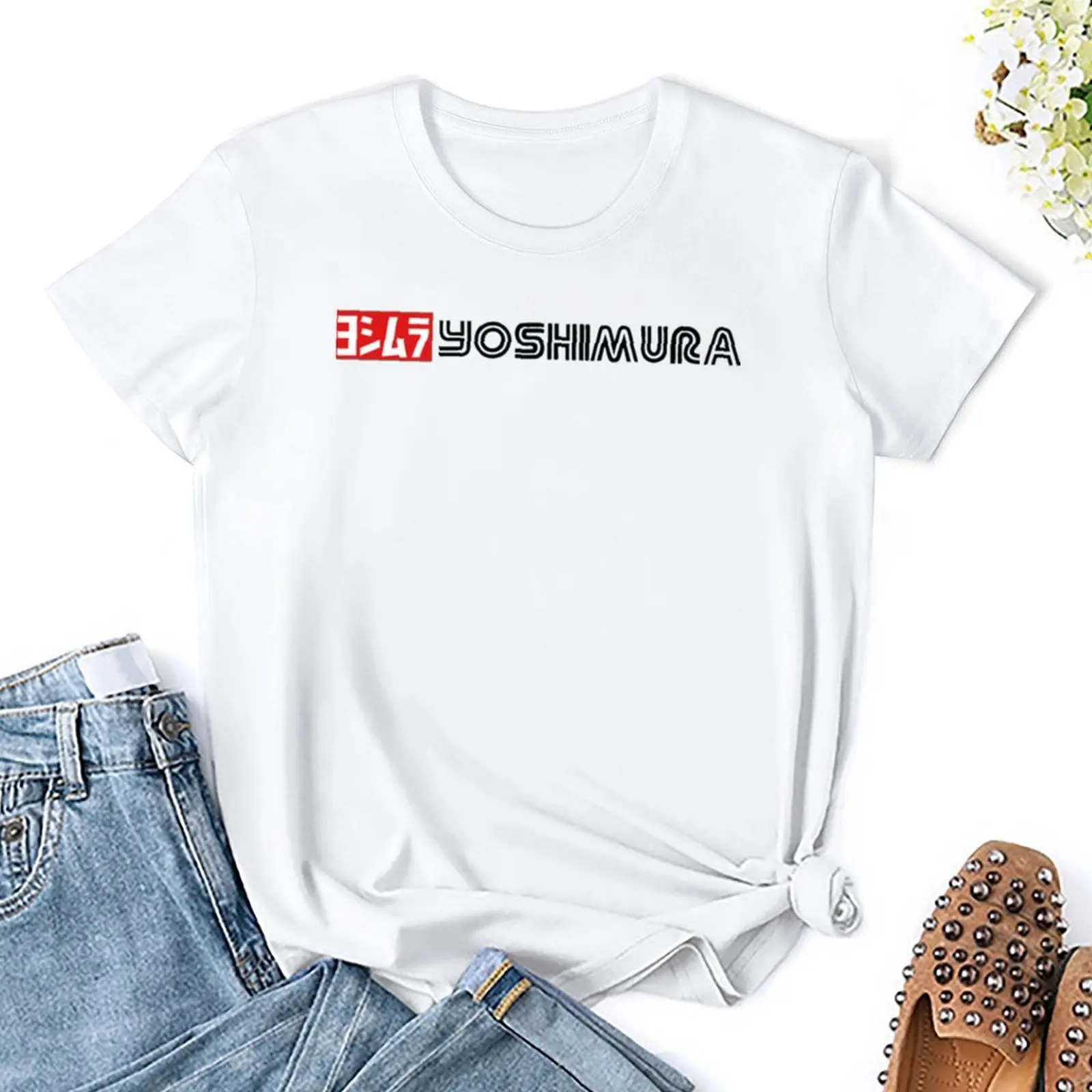 BEST SELLER Yoshimura Exhaust Logo Merchandise E T-shirt Crewneck Move T-shirts Classic Home Funny Novelty