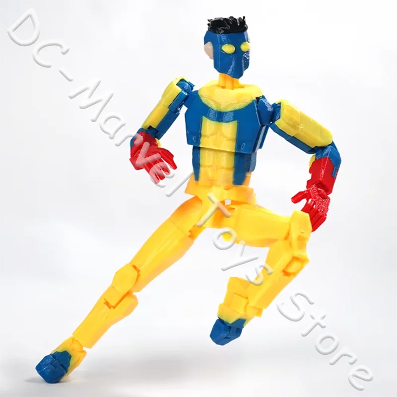 In Stock 3d Printed Blue-Masked Invincible T13 Dummy13 Multi-Jointed Movable 3d Printed Shapeshift Toys Action Figure Custom Toy