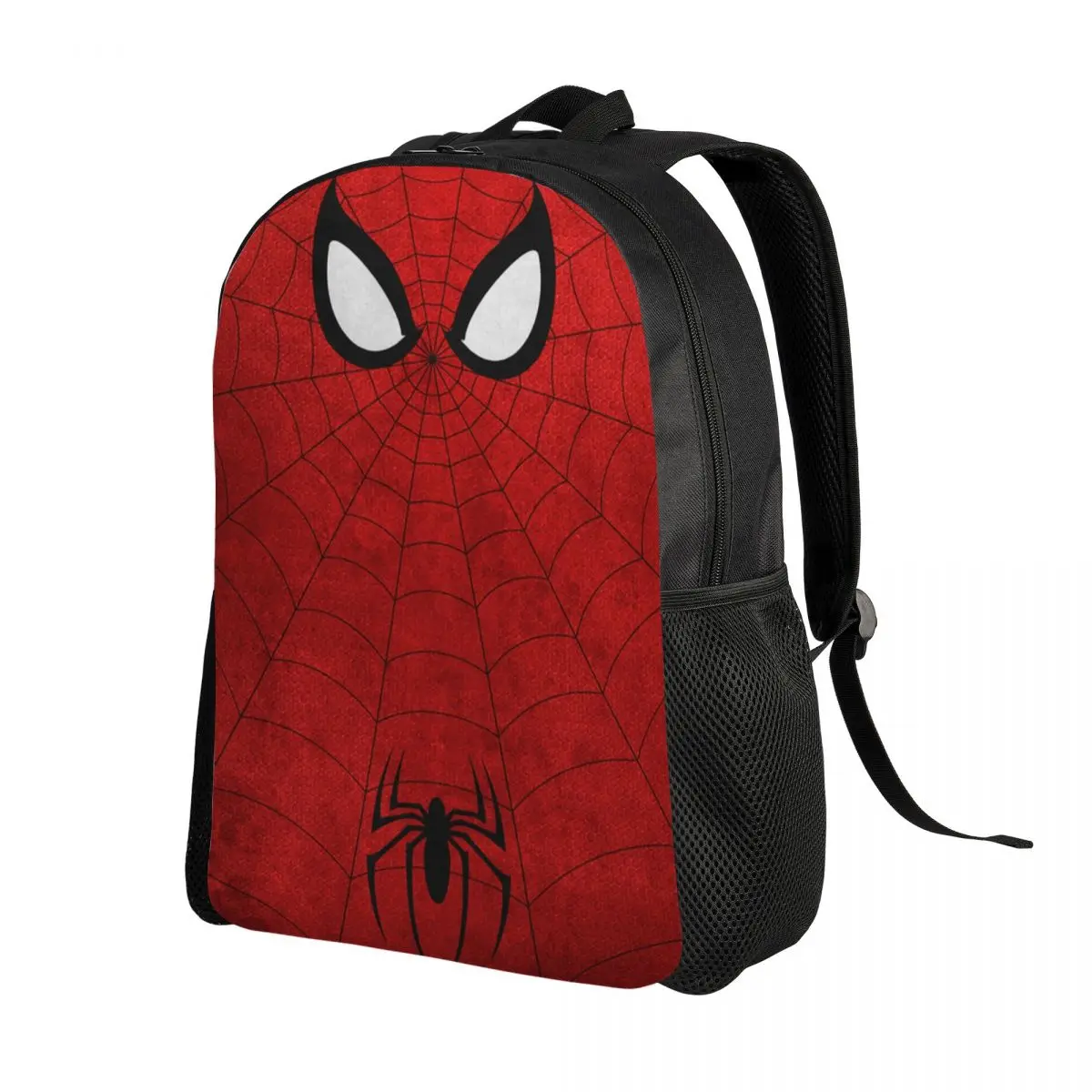 Custom 3D Printing Spider Web Cobweb Backpack for Girls Boys Spider Man College School Travel Bags Bookbag Fits 15 Inch Laptop