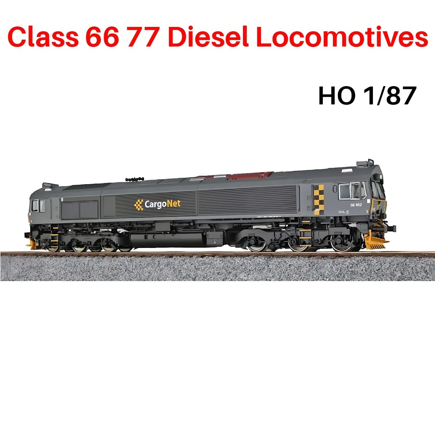 

Pre-order HO Type 1/87 Train Model Class 66 77 Diesel Locomotive DCC Alloy Material Multiple Styles Available Boy's Toy Gift