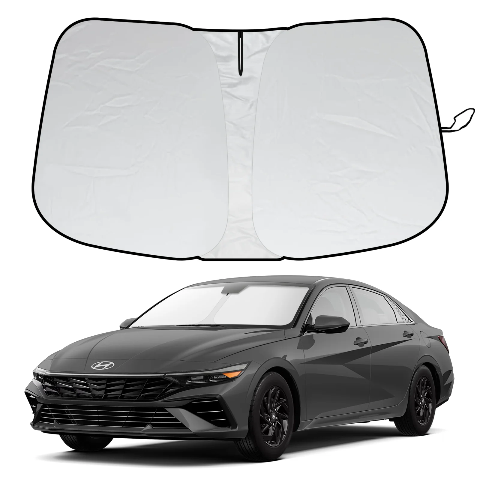 

Для Hyundai Elantra 2021-2025 солнцезащитный козырек на лобовое стекло, авто солнцезащитный козырек для окна, защита от ультрафиолета, автомобильный аксессуар