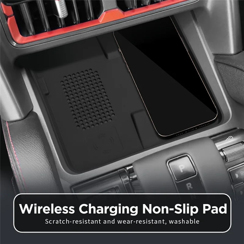 

Hot Selling-Car Wireless Charging Pad For BYD SHARK 2024 Accessories Auto Phone Non-Slip Charger Mat Silicone Protective Pad,Car