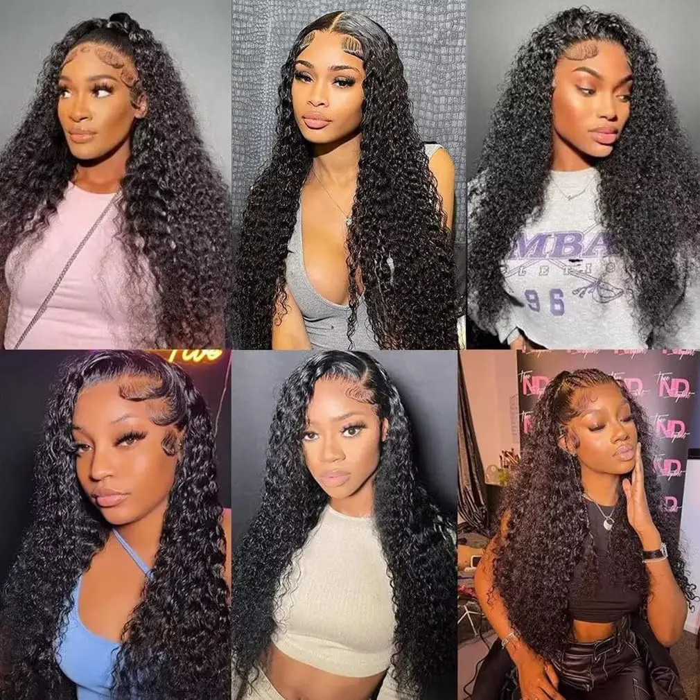 Ulrica Deep Wave Bundles With Closure Brazilian Deep Curly Hair Bundles With Closure 100% Human Hair Closure With 3 Bundles