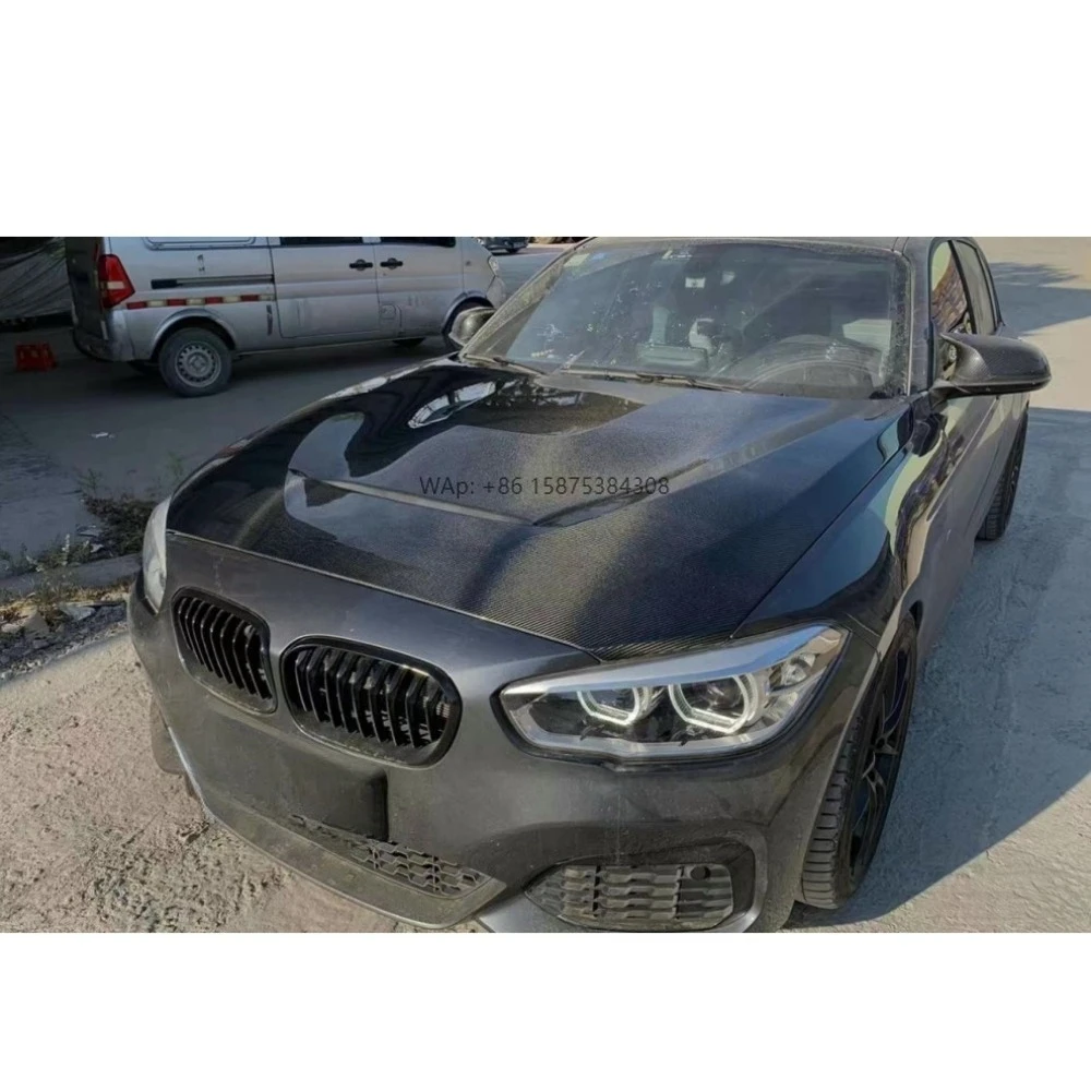 

Real Carbon Fiber Front Hood Cover for 1 Series F20 2 Series F22 /M2 M2C F87 2015-2019 GTS Style Front Hood