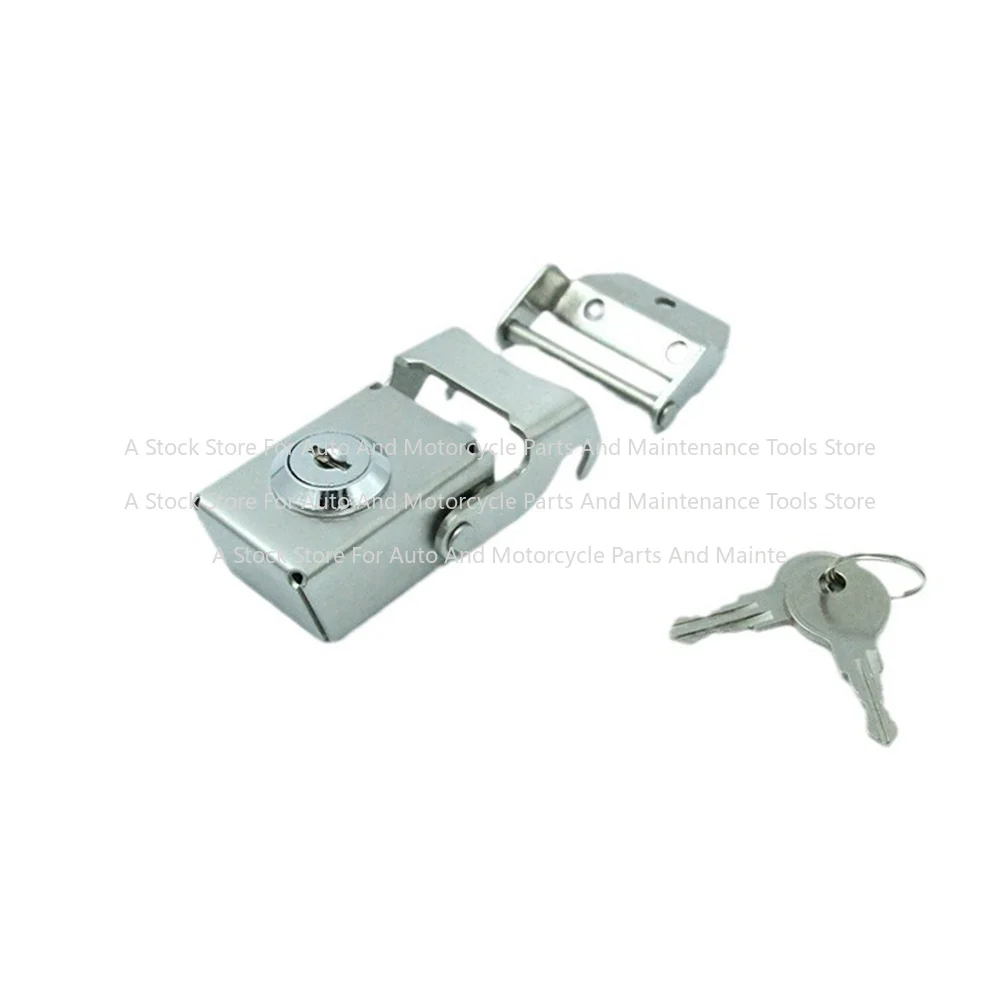 Internet Celebrity Gas Tank Electric Vehicle Trunk Lock Aluminum Alloy Stainless Steel Tailgate Motorcycle side Single Opening