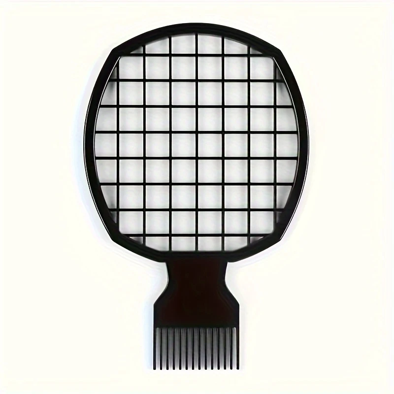 1Pc Premium African Twist Hair Comb With Grid Mesh Design, Durable ABS Plastic Handle And Teeth