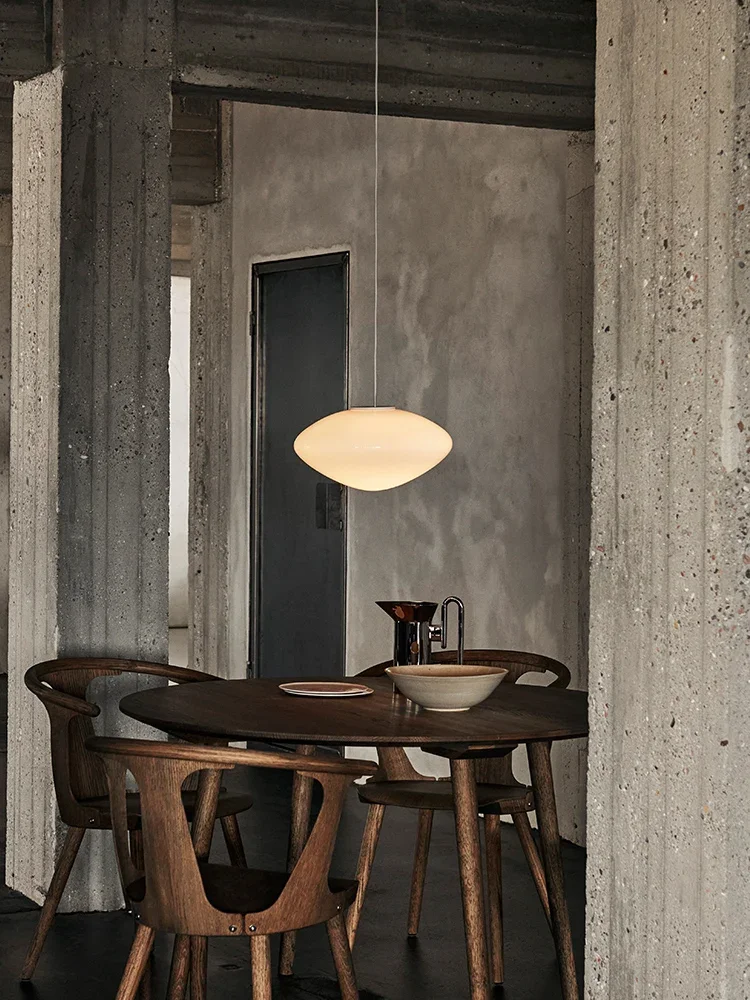 Modern Glass Suspension Ceiling Light Denmark Designer Kitchen Island Hanging Lamp Chandelier for Living Room Dining Table Lamp