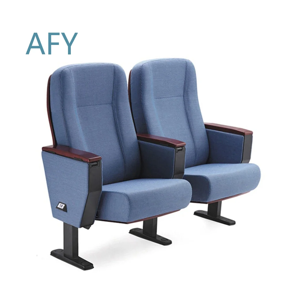 Standard Size Theater Chair for Auditorium Conference Room Lecture Hall Church Seating with Writing Pad Office Classroom