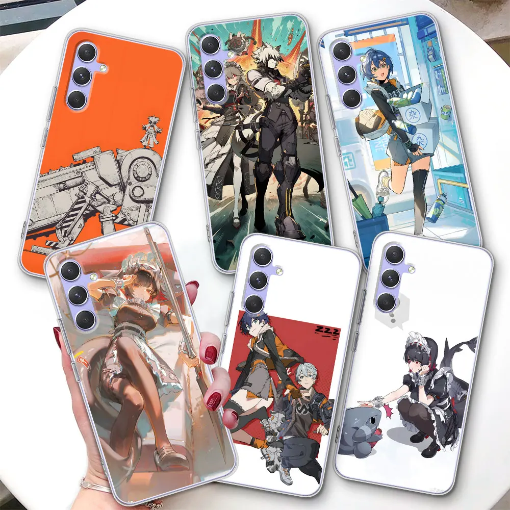

Game Zenless Zone Zero Case for Samsung Galaxy A57 A15 A16 A17 A54 A14 A22 A51 A53 A12 A13 A23 A52 Transparent TPU Phone Cover