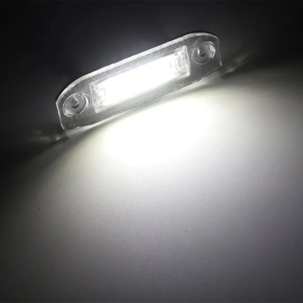 2pcs White LED light Error Free Number License Plate Lights for Volvo S80 XC90 S40 V60 XC60 S60 C70 V50 XC70 V70 LED Tag Lights