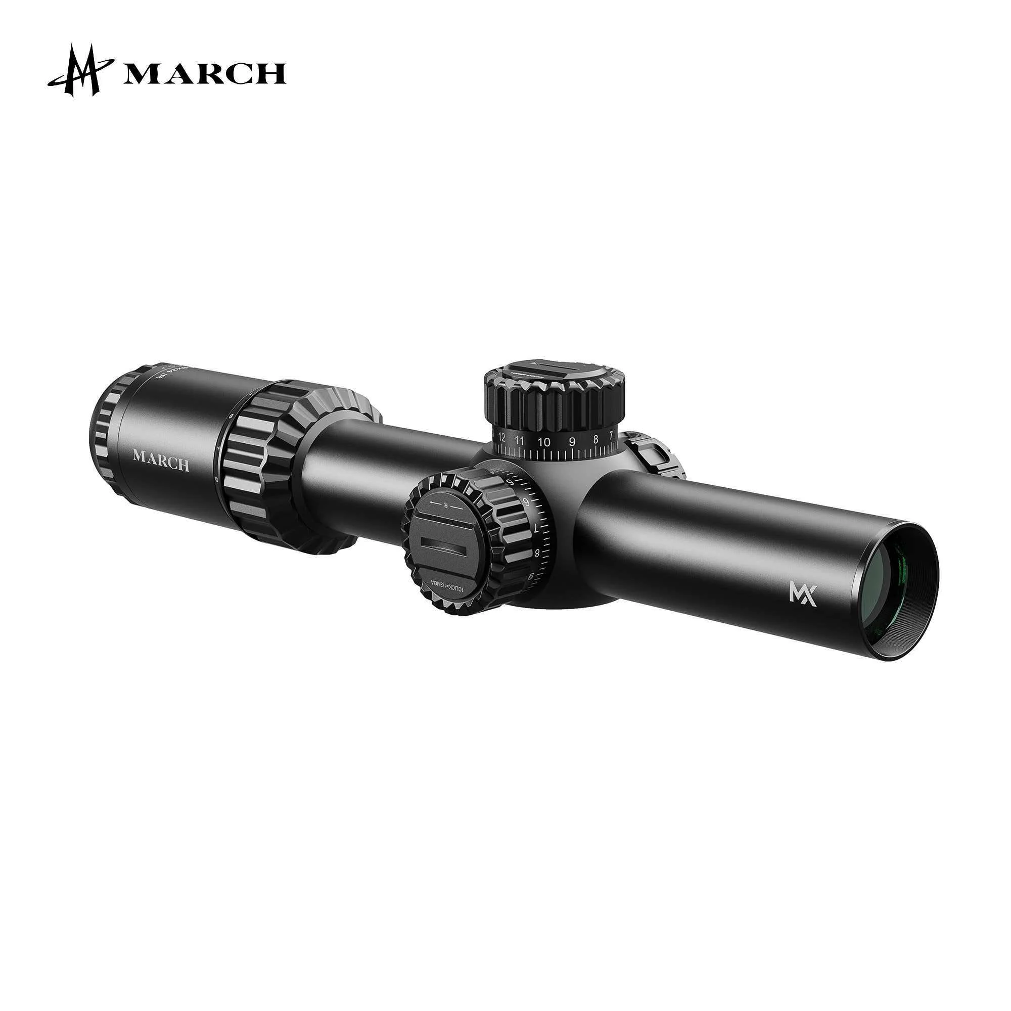 High-quality outdoor telescope, second focal plane MX 1-8x24, high-definition, impact-resistant, metal material