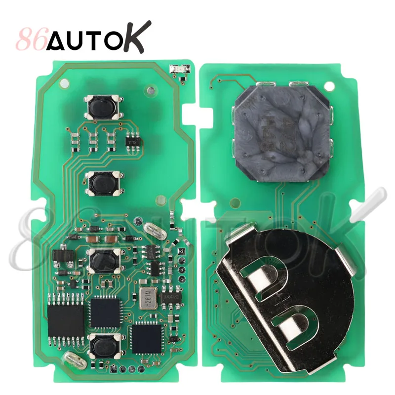 Auto Remote Key for Toyota C-HR Car Remote Control Key 433/434Mhz Board 61E206-0010 MDL BR2EX Smart Key 2 Buttons