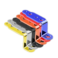 1PC Motorcycle LED Headlight Bracket Rearview Mirror Lamp Spotlight Extension Holder Clamp Motorbike Scooter Accessories