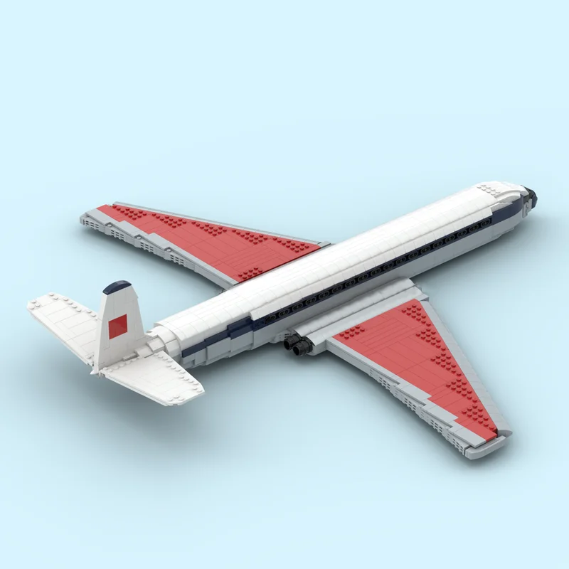 2248 stücke MOC De Havilland Comet Bausteine Weihnachten spielzeug Geschenk Kreative Pädagogische Kinder Modell Bauen Kunststoff