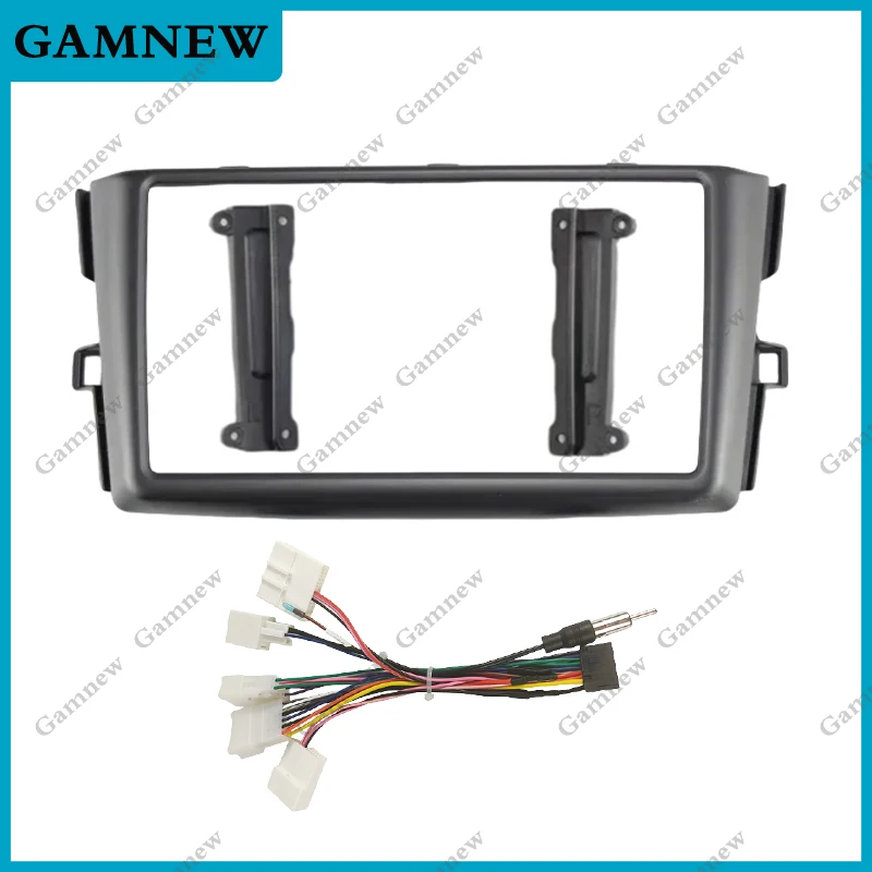 9 Inch Car Frame Fascia Adapter Decode Android Radio Dash Fitting Panel Kitr For Toyota MARK X ZIO 2007-2013 RHD