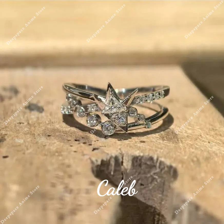 Love and Deepspace Sylus Caleb Zayne Rafayel Xavier Wedding Ring Anime Cosplay Adjustable Rings Festival Party Costumes Props