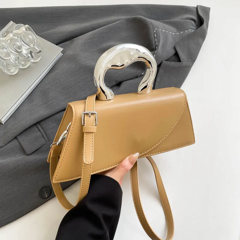

Small Tote Pu Leather Lady Bag For Women Luxury Designer Small Shoulder Crossbody Bag With Short Handle Clutch Bags Sac A Main