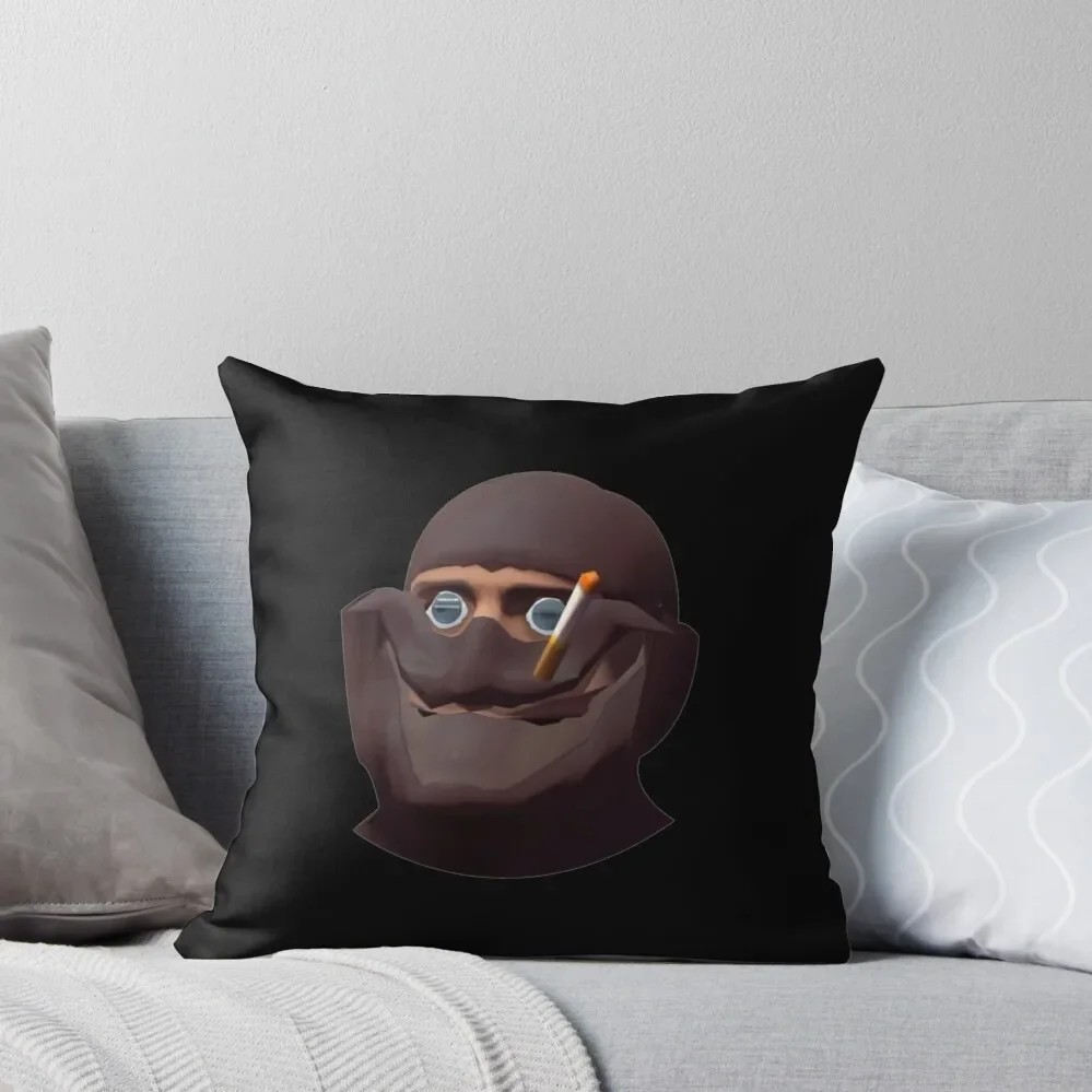 

Team Fortress 2 TF2 Spy Gmod Face Funny Meme Red in Black Throw Pillow Luxury Pillow Case Anime pillow