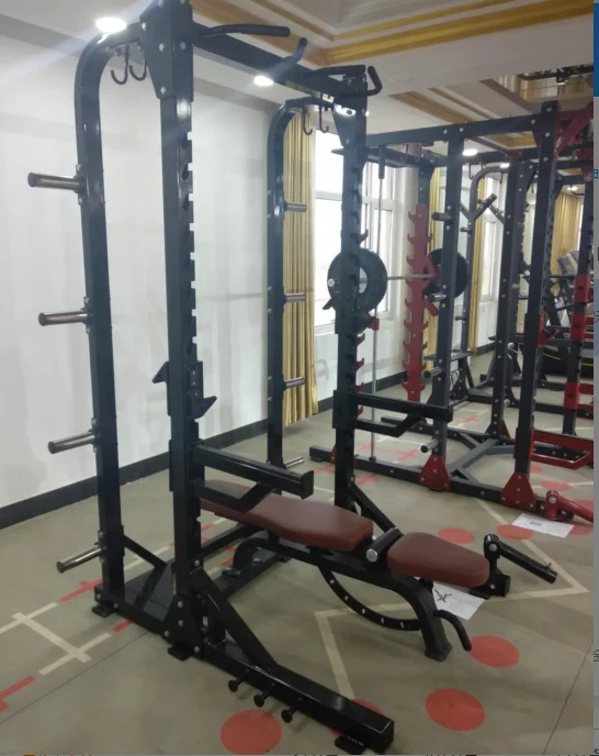 

New Design Factory Price Commercial Gym Equipment Sport Fitness Smith Machine Squat Rack