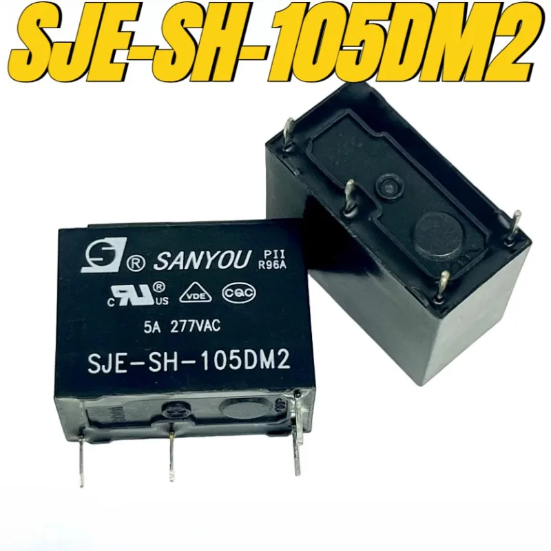 

（Brand New Original）1pcs/lot 100% original genuine relay:SJE-SH-105DM2 5A 4pins 5A HF33F 5V