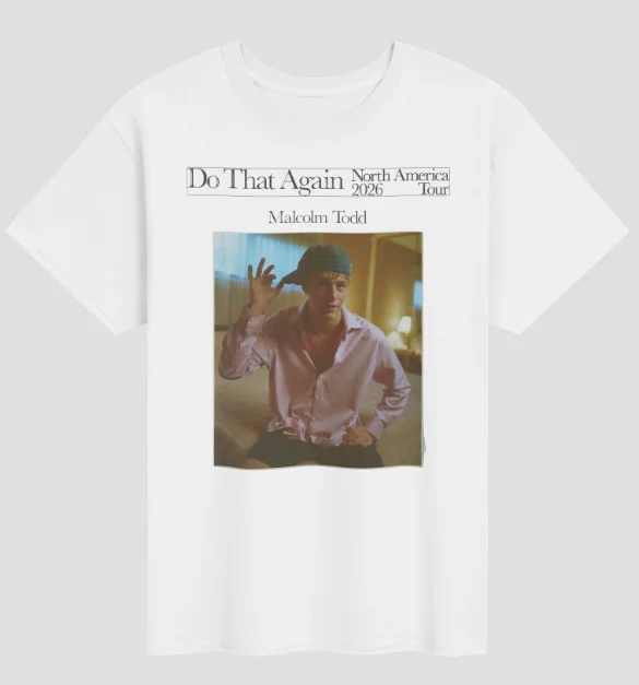 Malcolm Todd Merch T-shirt Men Short Sleeve Tee Unisex Tops Clothes Causal Female Y2K Tops
