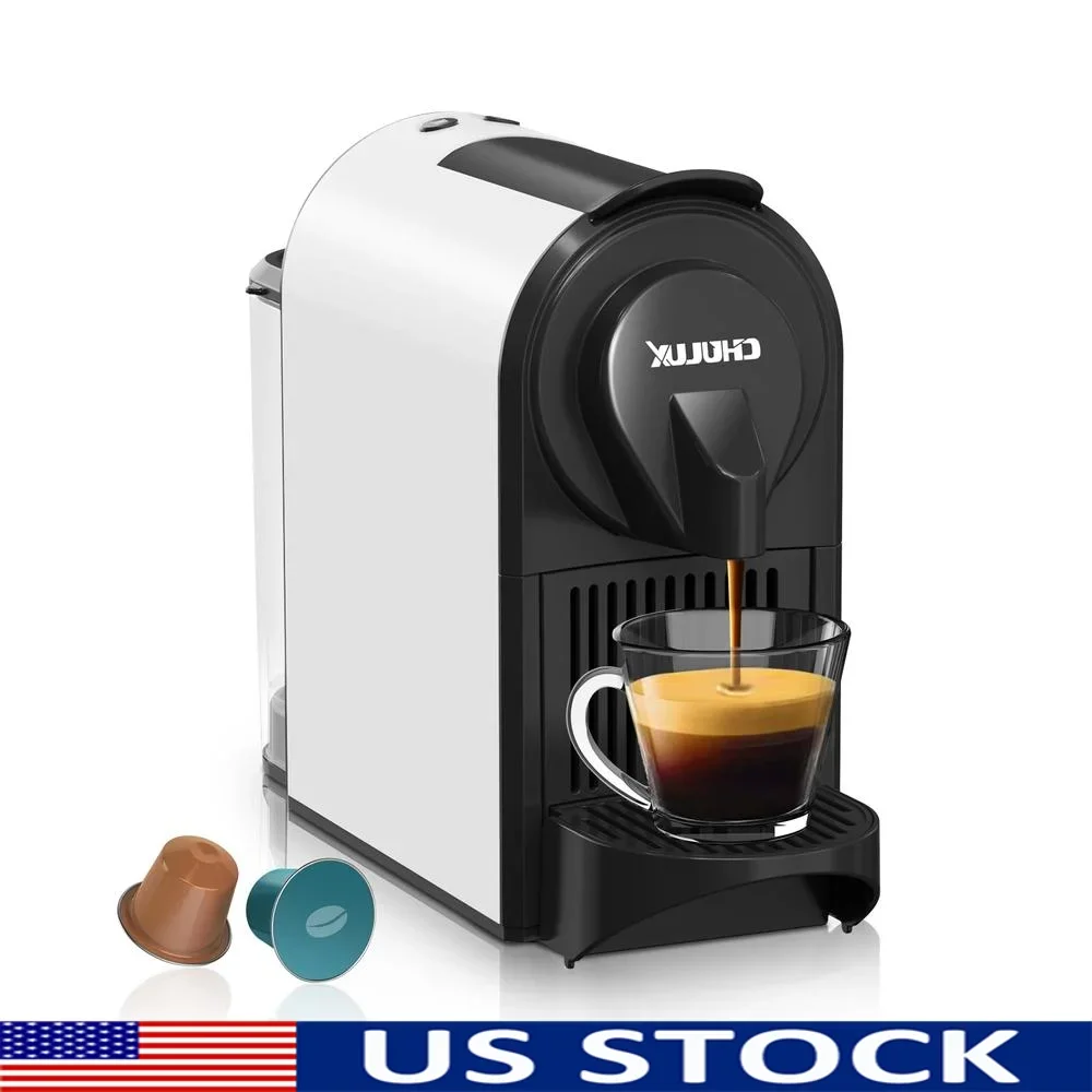 

Мини-эспрессо-машина, 20-барный насос, кофеварка на одну порцию, совместимая с Nespresso, автоматическое выключение, компактный, эффективный дизайн