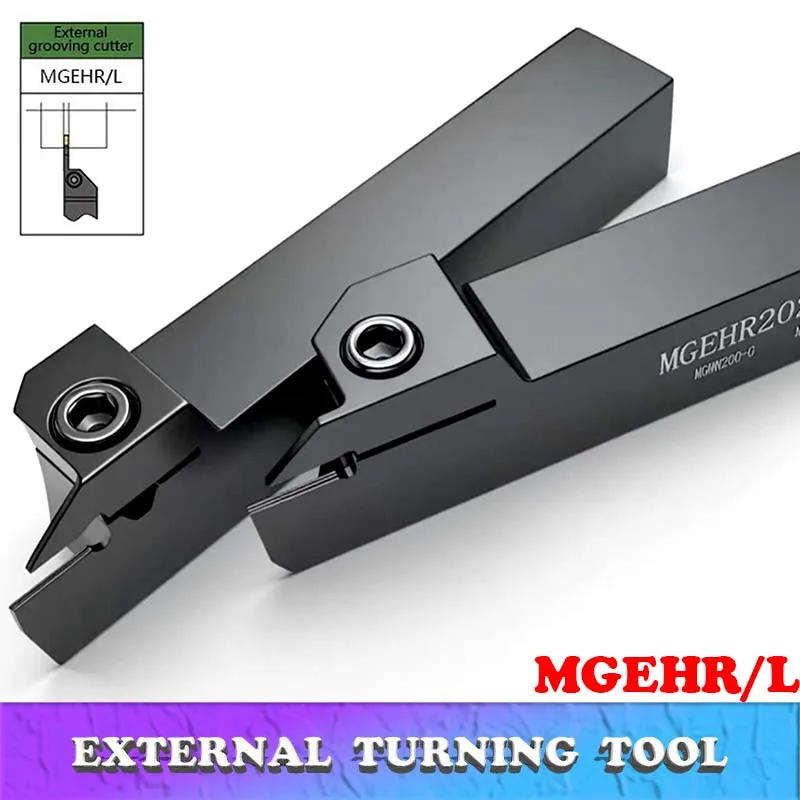 MGEHR2020 오리지널 그루빙 도구 거치대, 카바이드 인서트, CNC 선반 터닝, 파팅 도구, 1.5mm, 2mm, 2.5mm, 3mm, 4mm, 5mm, MGEHL2020