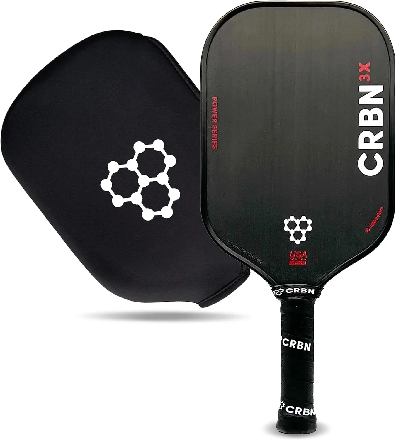 Series  - Carbon Fiber Pickleball Paddle with Foam Injected Edges for Expanded Sweet Spot