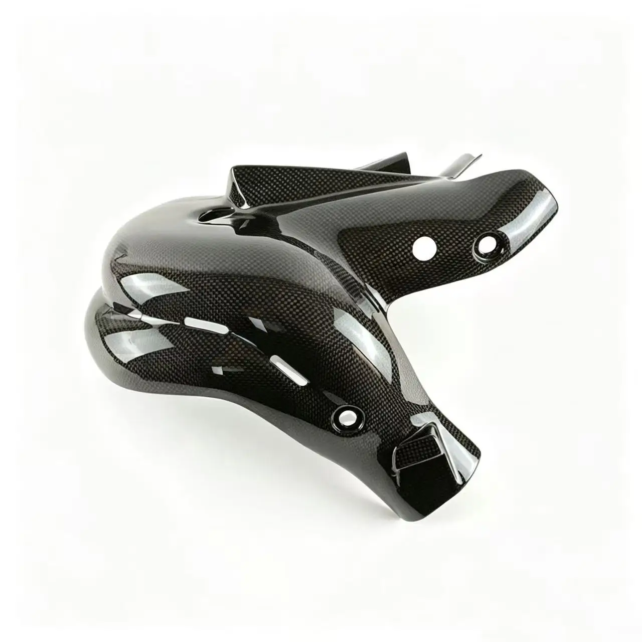 Suitable for DUCATI V4/V4S street fighter V4 carbon fiber retrofit accessories shell integrated exhaust anti-burn hood