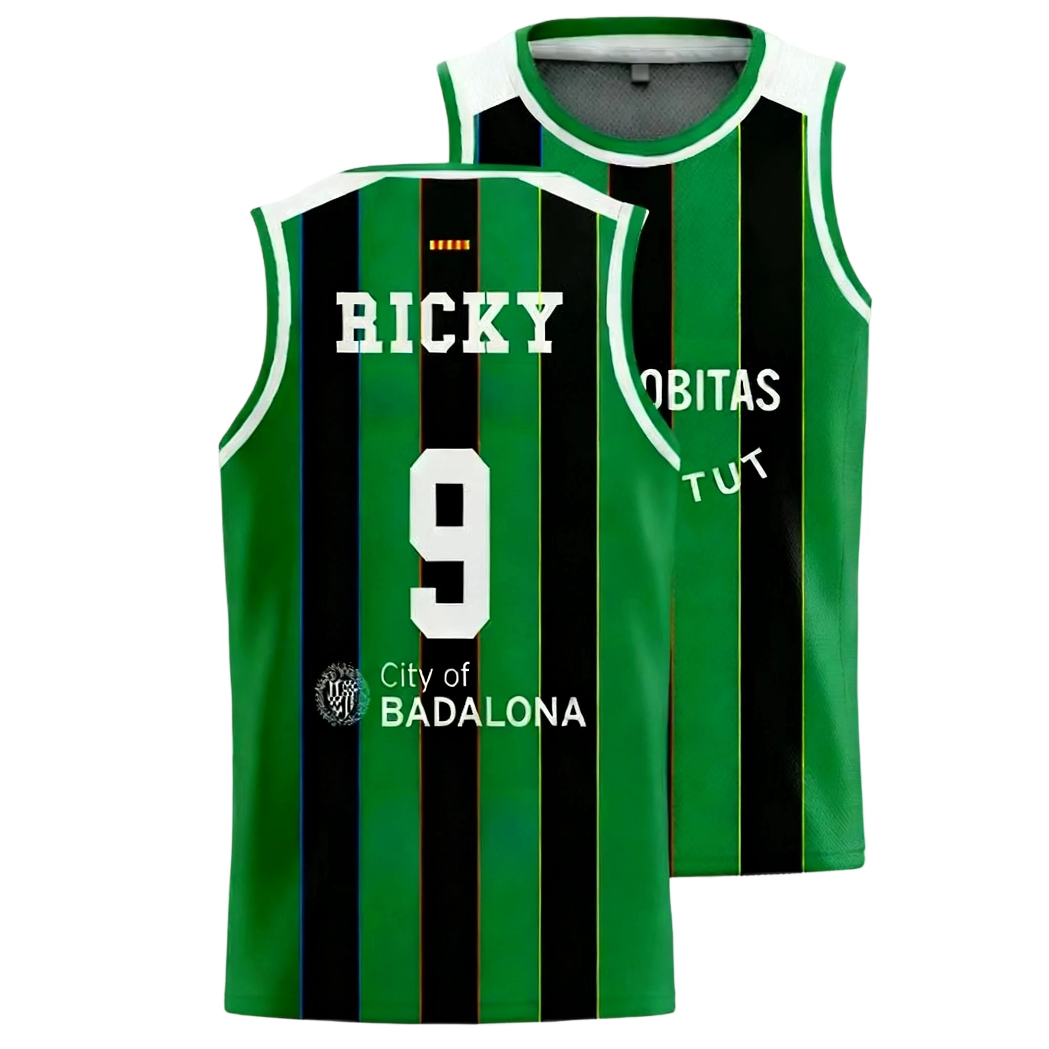 

Горячие новые поступления, испанский баскетбольный жилет Badalona, Джерси, высокое качество, универсальный размер для взрослых и детей, мужская футболка, жилет, топы