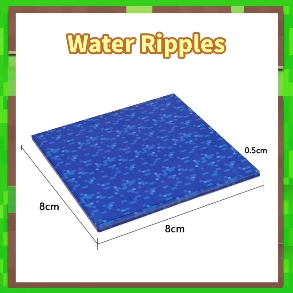 Placa Base Magnética para Mundo de Construcción, Compatible con Mine World, Bloques de Construcción Magnéticos DIY, Juguetes para Niños, Regalo de Navidad, 3.5 Pulgadas