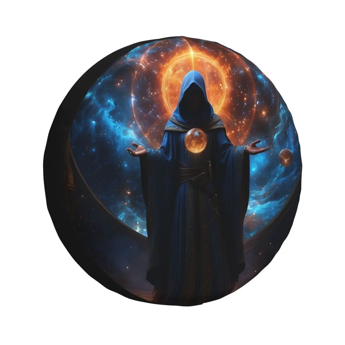 Wizard Sorcerer Universe Fantasy Spare Tire Cover for Suzuki SUV RV Car Wheel Protectors Accessories 14" 15" 16" 17" Inch