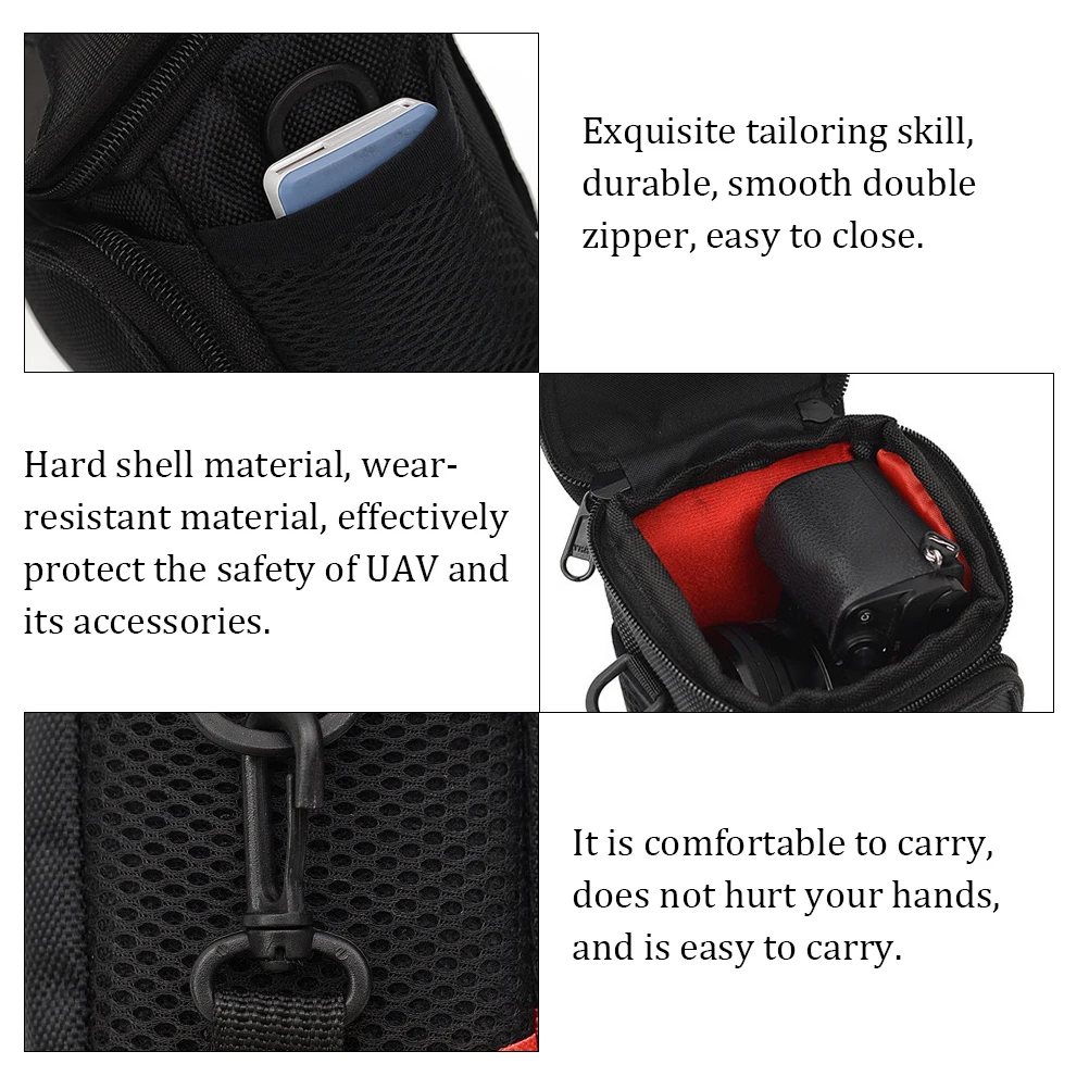 

Waterproof Camera Bag Travel Storage Pouch for Digital Camera Holders Durable Dustproof Shoulder Crossbody Bag