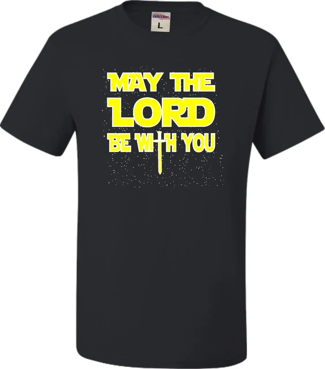 Go All Out Adult May The Lord Be with You T-Shirt