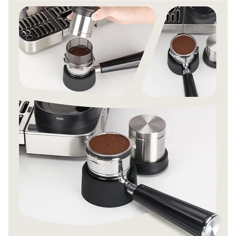 Happy New- For Ninja For Luxe Cafe Machine-For Ninja Espresso ES601 Coffee Tamper Base-Handheld Portafilter Support Stand