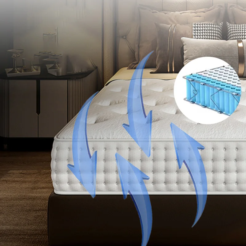 مضادة للحساسية النوم العظام اللاتكس رغوة الذاكرة فراش واحد الملكة كامل التوأم حجم جيب الربيع فراش #4