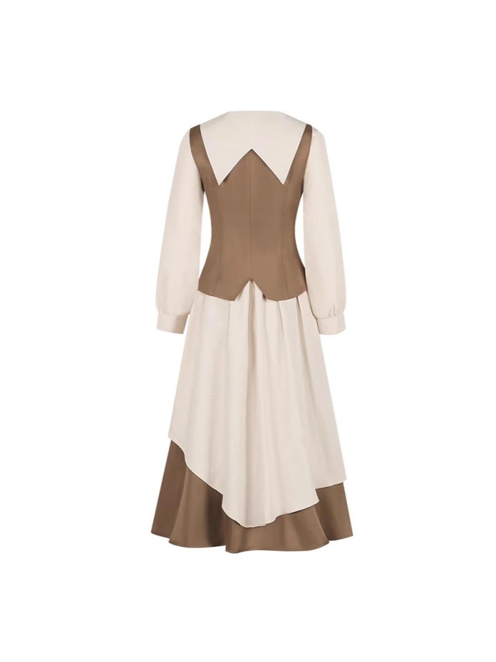 Elegante abito anime vittoriano con colletto in pizzo - Costume cosplay per ragazza magica per convenzioni ed eventi a tema