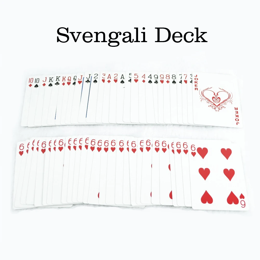 Svengali Deck Atom Playing Card Close Up Magic Magia Magie Magicians Props Illusions Gimmicks + Tutorial