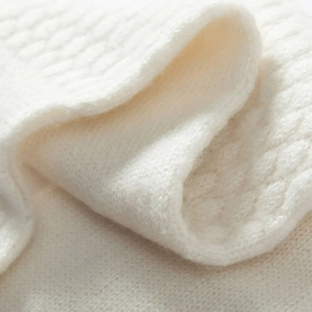 

Нагрудник, термотеплый шарф для шеи, ветрозащитный утолщенный осенне-зимний шарф, вязаный шарф с застежкой-кнопкой, Рождественский подарок