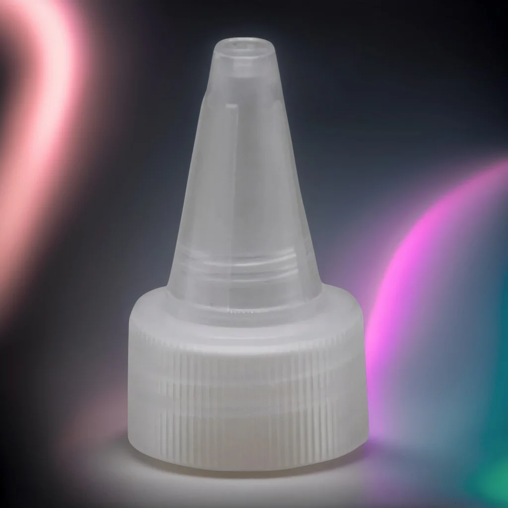20pcs 28mm Clear Cover Plastic Twist Off Caps Replacement Lids for Glue Pigment Squeeze Bottles Compatible with 28-410 Threads