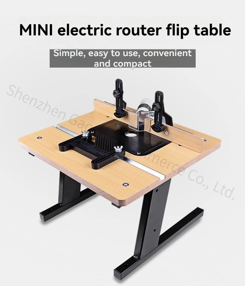 [Multi-Function] Router Table with Flip Board | Trim Router Mounting Table | Mini Woodworking Bench | Precision Carving Station