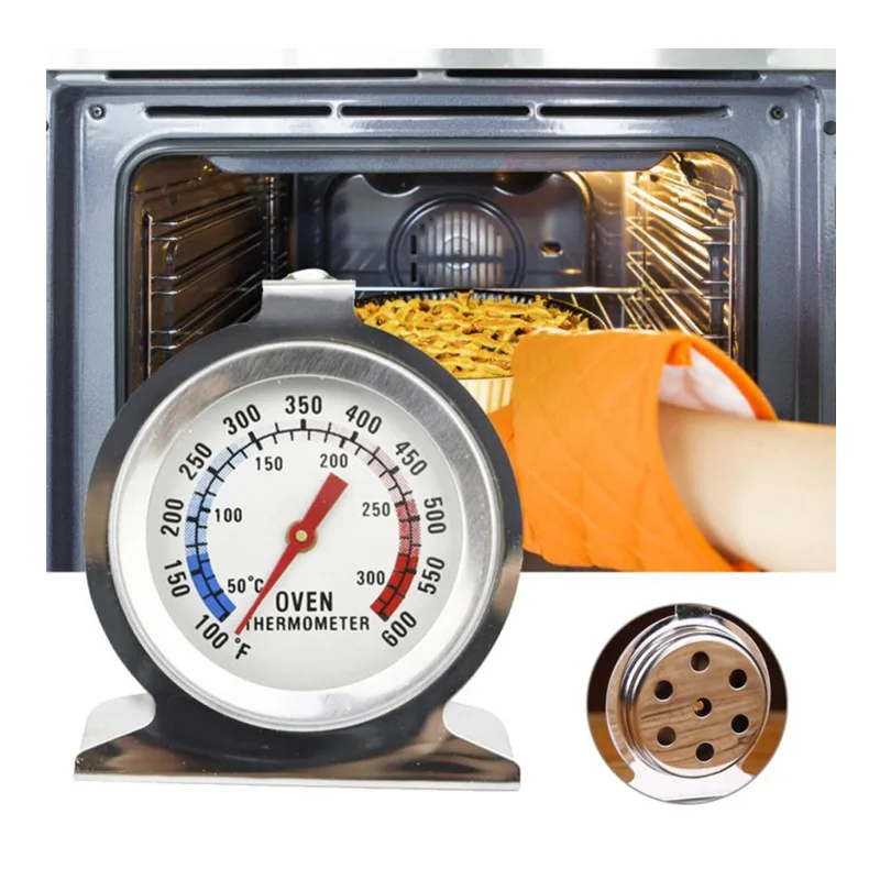 Oven Thermometer Universal Gauge Microwave Cooker Stainless Steel Household Good Kitchen Cooker Baking Supplies Bbq Thermometer